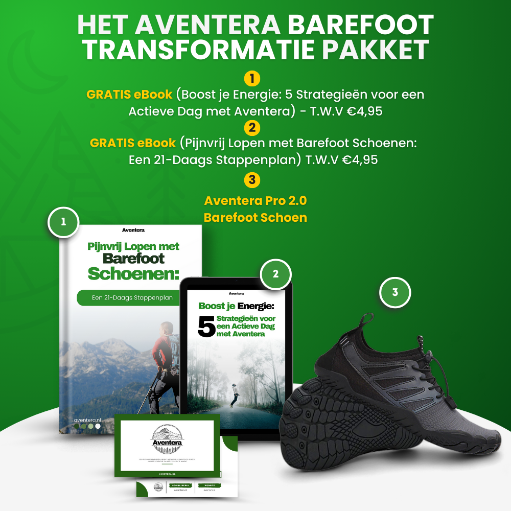 Aventera Pro 2.0 | Unisex Barefoot Schoenen | Pijn verlichtend en spierversterkend