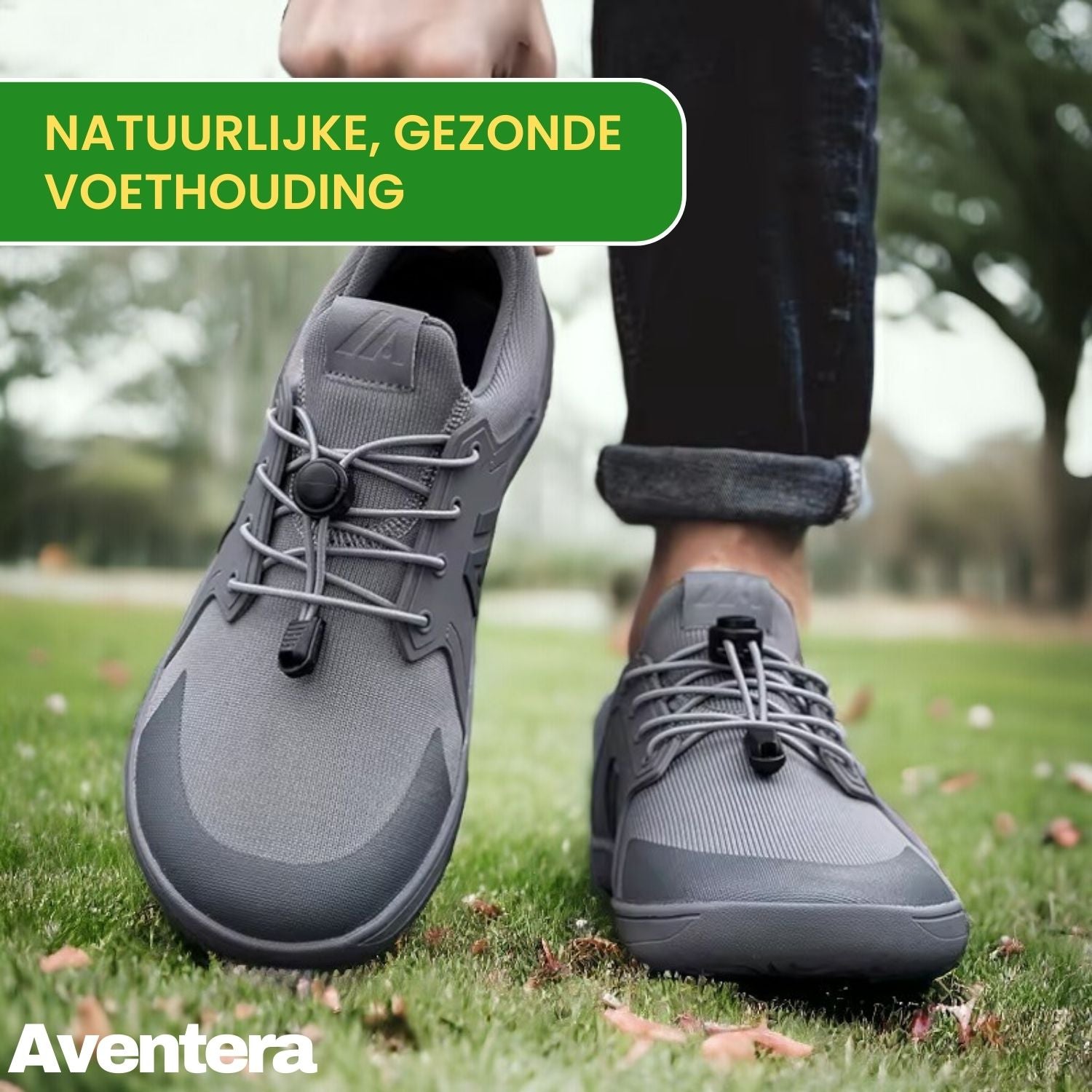 Aventera Spring | Gezonde en comfortabele blote-voeten-schoenen | Zomerschoen voor heren