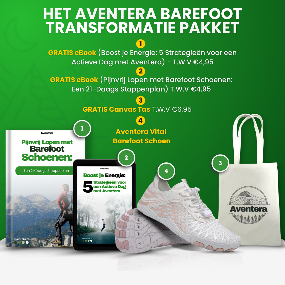 Vital | Gezonde & Antislip Dagelijkse Barefoot Schoenen (1+1 GRATIS)