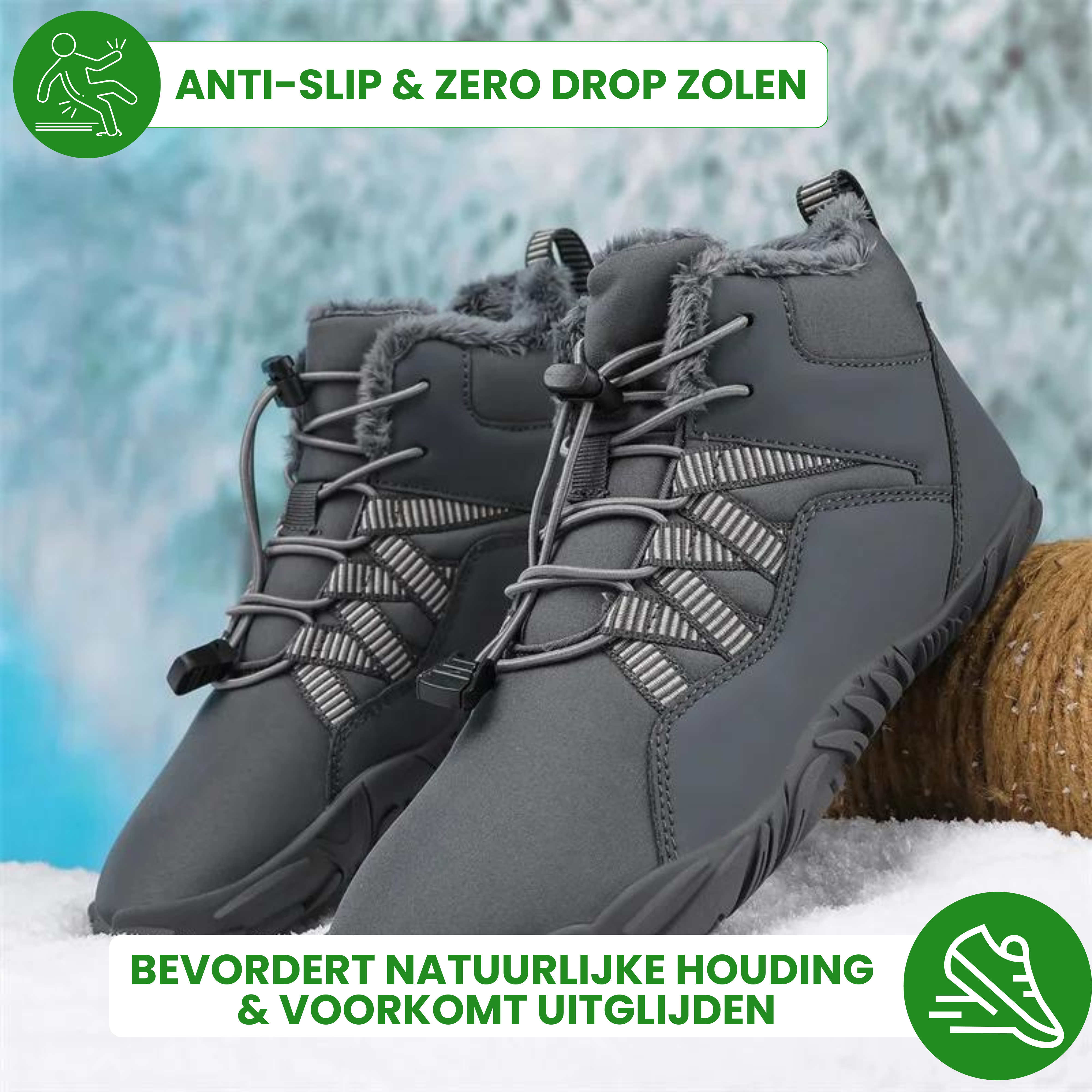 Winter 2.0 | Antislip & Waterbestendige Winter Barefoot Schoenen (1+1 GRATIS)