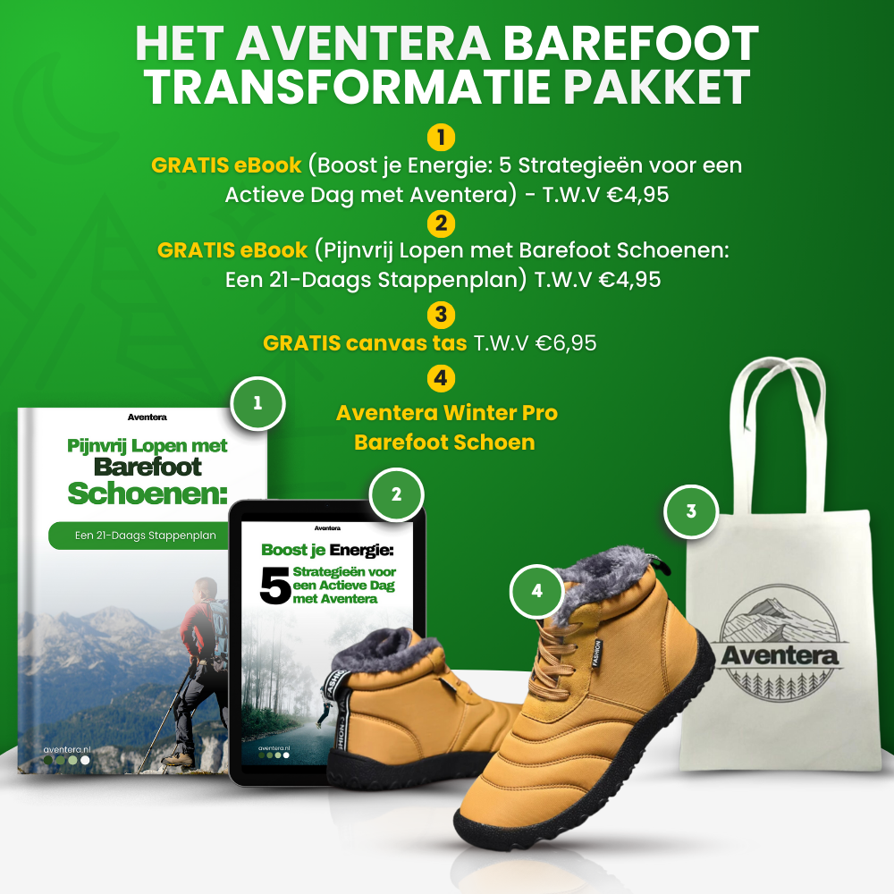 Winter Pro | Warme en Waterafstotende Barefoot Schoenen