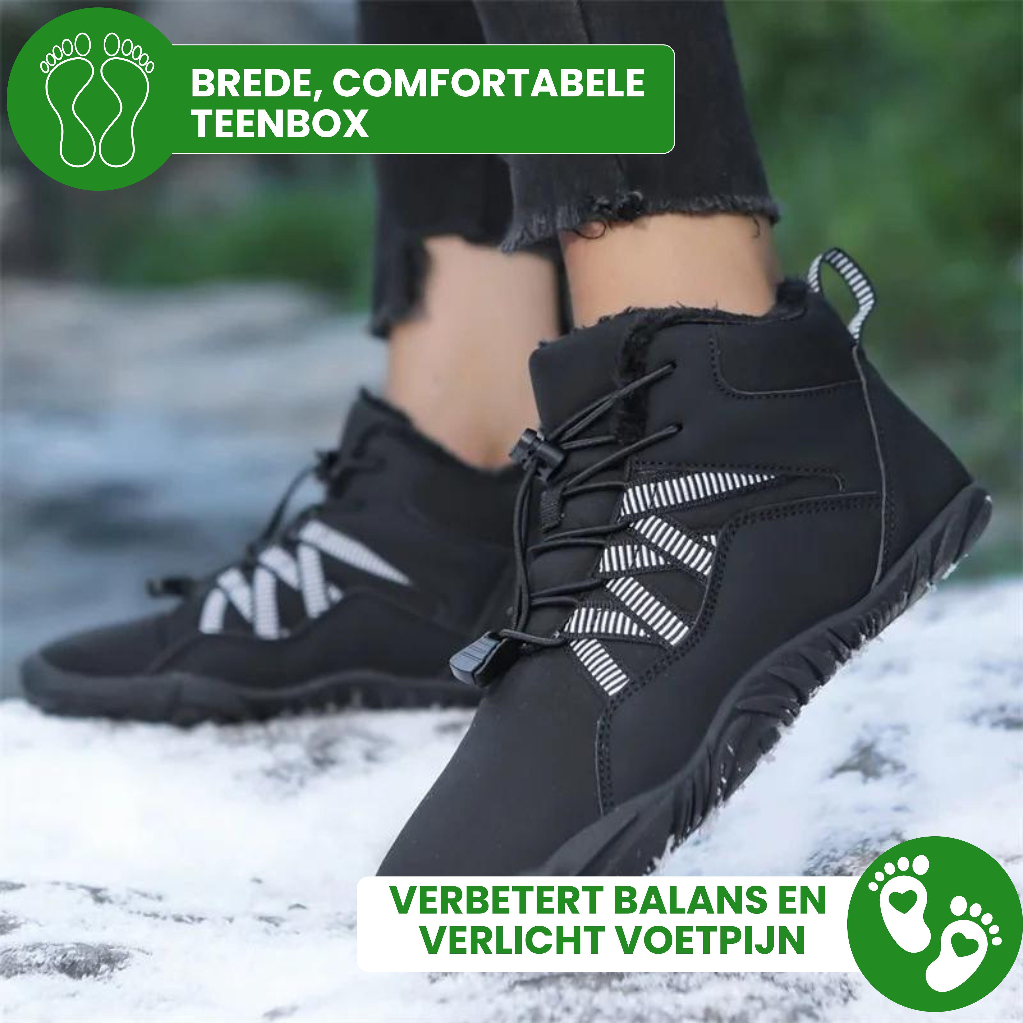 Winter 2.0 | Antislip & Waterbestendige Winter Barefoot Schoenen